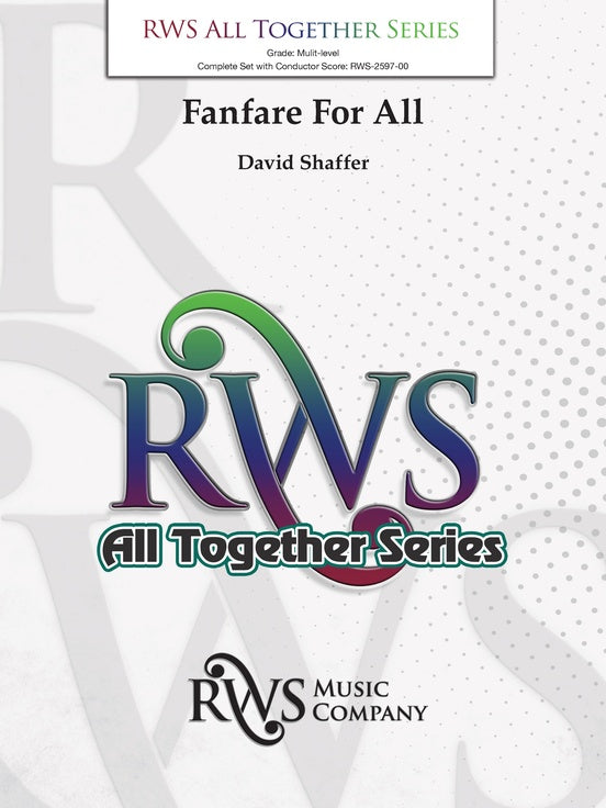 Fanfare For All - Concert Band Conductor Score & Parts(Digital Download)