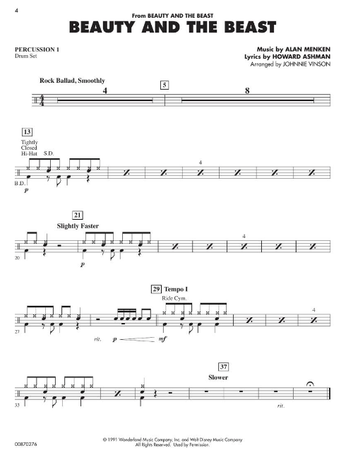 Essential Elements Disney Favorites - Percussion - Hal Leonard