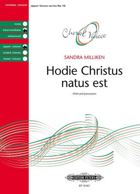 Hodie Christus Natus Est - SSAA Choral Score Octavo - Sandra Milliken - Peters EP72167