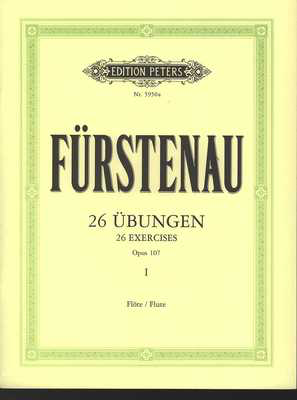 Furstenau - 26 Advanced Exercises Op107 Volume 1 - Flute Solo - Peters EP5950A