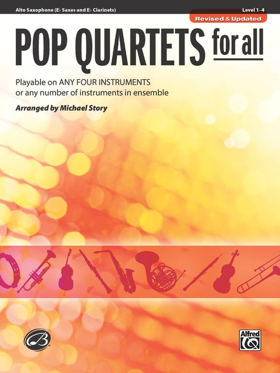 Pop Quartets for All Alto Sax