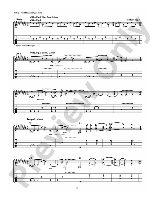 New Millennium - Guitar TAB (Digital Download)