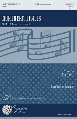 Northern Lights - Ola Gjeilo - SATB Walton Music Choral Score Octavo