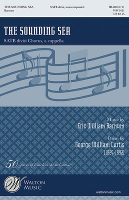The Sounding Sea - Eric William Barnum - SATB divisi Walton Music Octavo