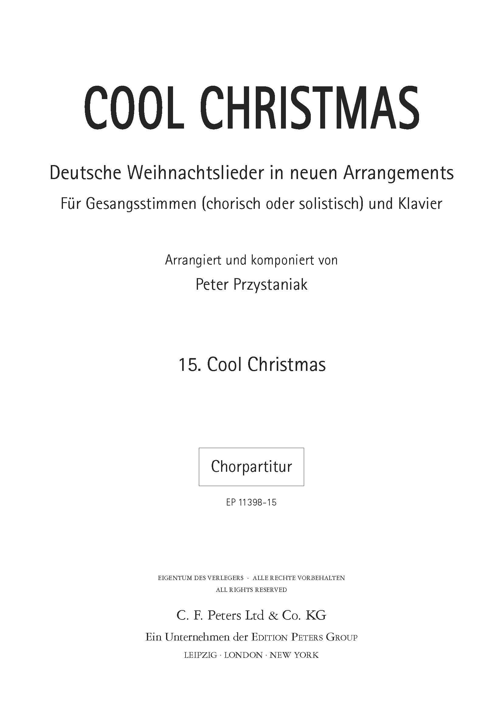 Cool Christmas: Cool Christmas (EP11398-15) - SATB Choral Octavo (Digital Download)