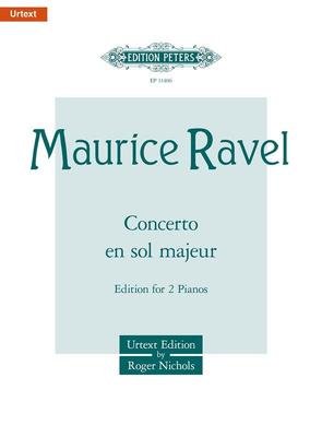 Ravel - Concerto In G Major (2 Pianos) - Piano 2 Pianos 4 Hands - Peters EP11406