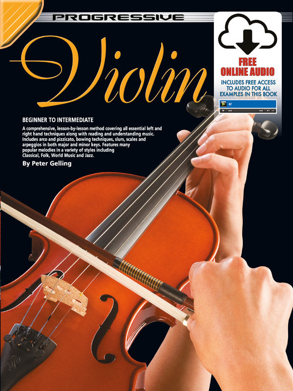 Progressive Violin Bk/CD/DVD