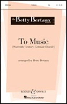 To Music - Set of Parts - Betty Bertaux Boosey & Hawkes Instrumental Parts Parts