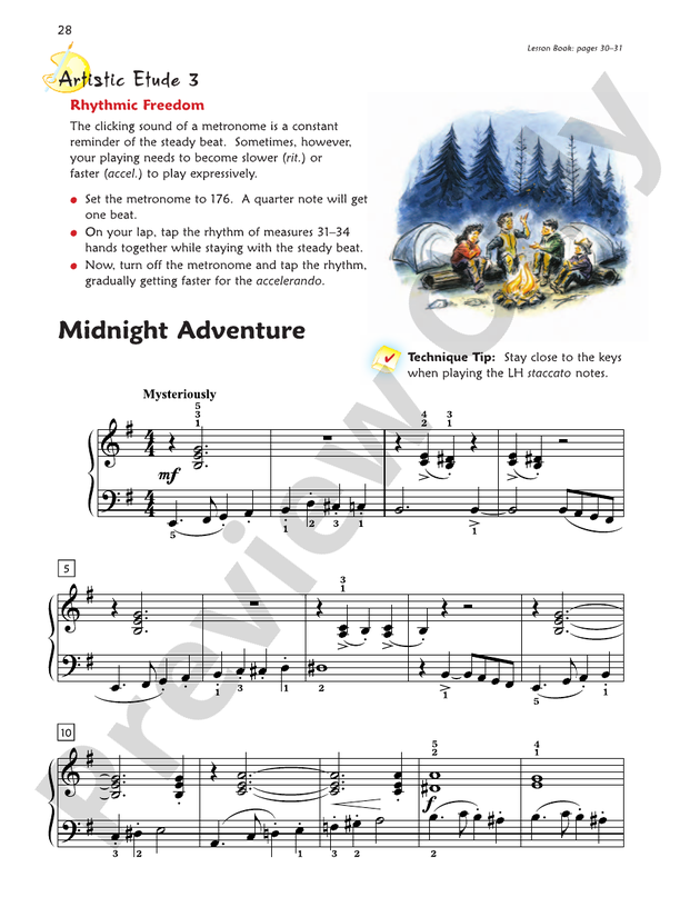 Midnight Adventure - Piano (Digital Download)