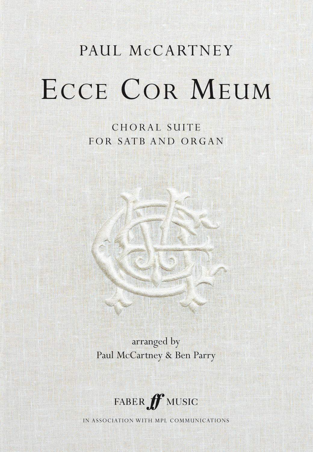 Gratia (from 'Ecce Cor Meum') - Paul McCartney - SATB Chorus/Organ (Digital Download)
