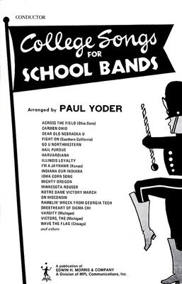 College Songs for School Bands - Conductor's Score - Hal Leonard Conductor's Score Score