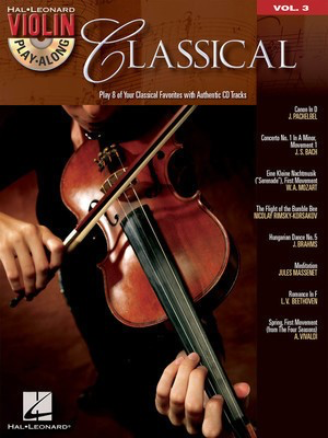Classical - Violin Play-Along Volume 3 - Various - Violin Hal Leonard /CD