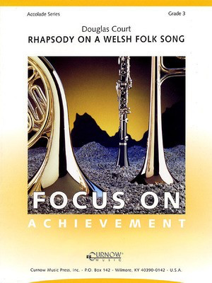 Rhapsody on a Welsh Folk Song - Grade 3 - Score and Parts - Douglas Court Curnow Music Score/Parts