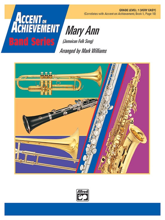 Mary Ann - Concert Band Conductor Score & Parts (Digital Download)
