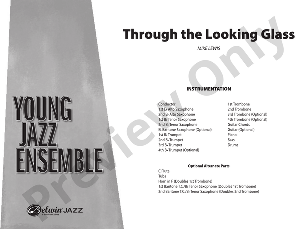Through the Looking Glass - Jazz Ensemble Conductor Score & Parts(Digital Download)