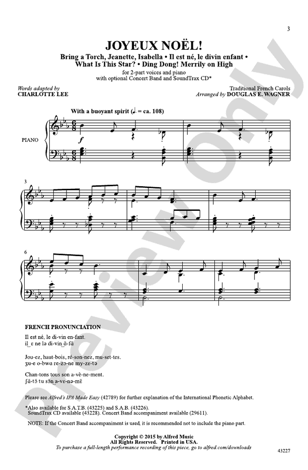 Joyeux Noël! – 2-Part Choral Octavo (Digital Download)