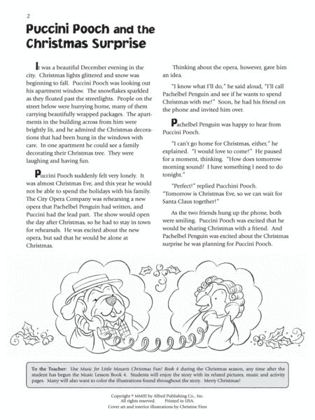 Music for Little Mozarts Christmas Fun Book 4