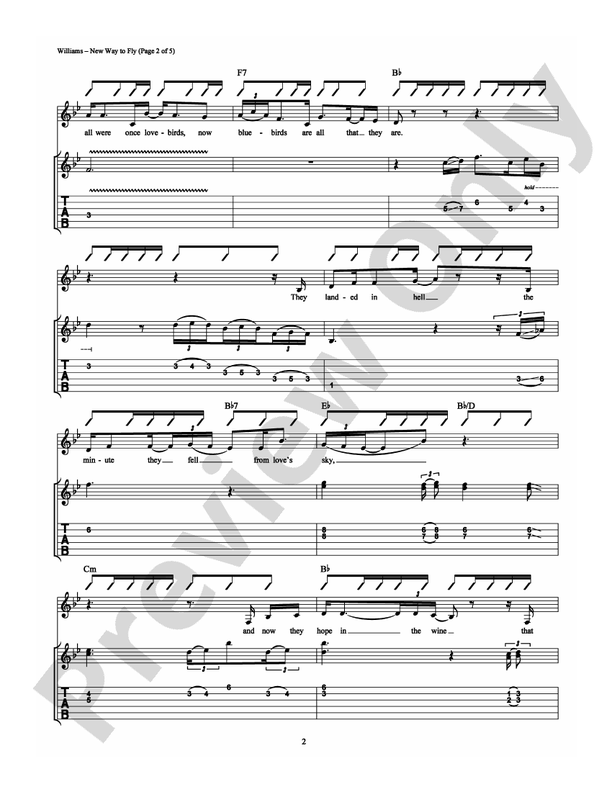 New Way to Fly - Guitar TAB (Digital Download)