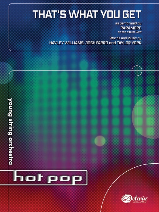 That's What You Get - String Orchestra Conductor Score & Parts (Digital Download)