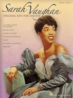 Sarah Vaughan - Original Keys for Singers - Piano|Vocal Hal Leonard Piano & Vocal