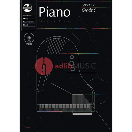 AMEB Piano Series 17 Grade 6 - Piano CD Recording & Handbook AMEB 1201102839