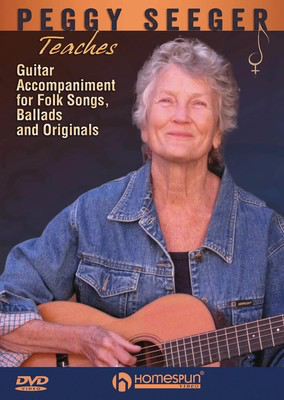 Peggy Seeger Teaches Guitar Accompaniment for Folk Songs, Ba - Guitar Homespun Guitar TAB DVD