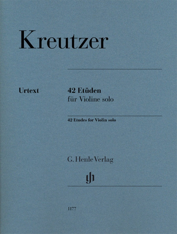 Kreutzer 42 Etudes for Violin Solo