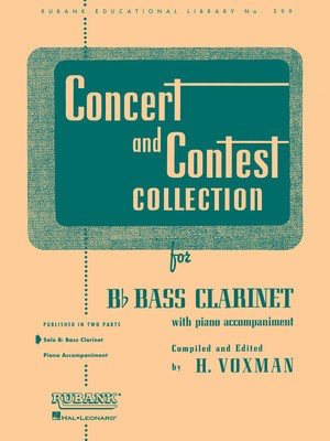 Concert and Contest Collection for Bb Bass Clarinet - Piano Accompaniment Only by Voxman Rubank 44711660