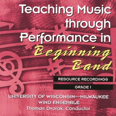 Teaching Music Through Perf Beg Band Cd V1 -