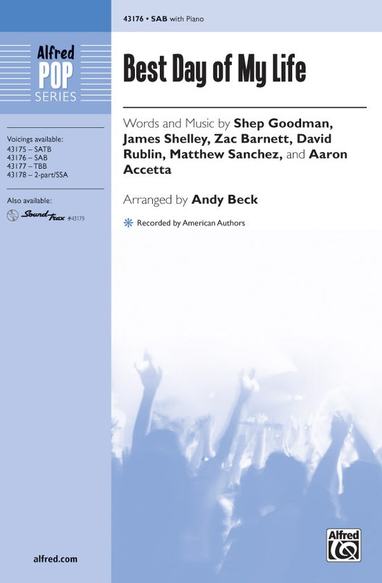 Best Day of My Life – SAB Choral Octavo (Digital Download)