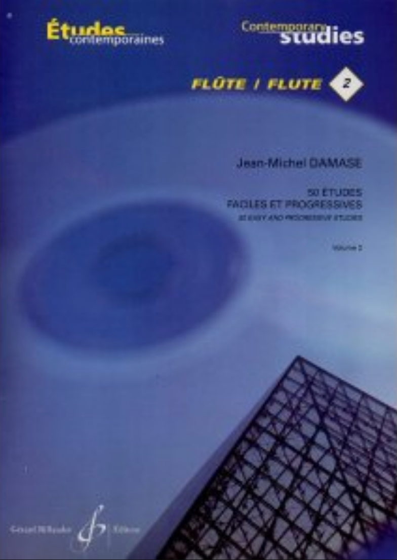 50 Etudes Faciles et Progressives for Flute Vol. 2 - Damase - Billaudot