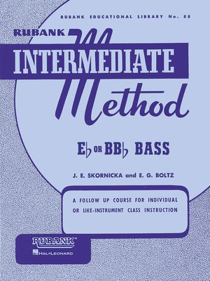 Rubank Intermediate Method for Bass/Tuba - Tuba Rubank Publications