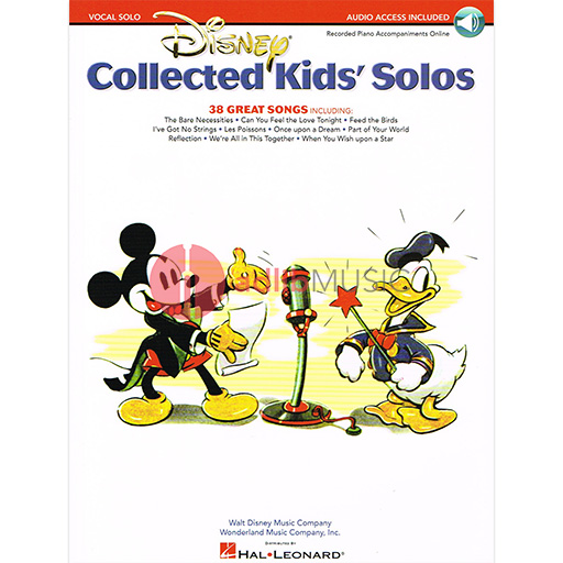 Disney Collected Kids' Solos - Vocal/Audio Access Online Hal Leonard 230066