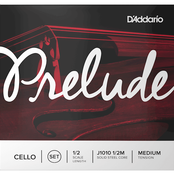 D'Addario Prelude Cello, Set (Med), 1/2