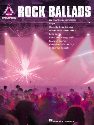 Rock Ballads - Guitar Recorded Versions - Guitar Hal Leonard Guitar TAB with Lyrics & Chords