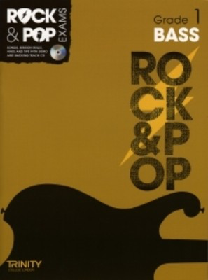 Rock & Pop Exams: Bass - Grade 1 - Book with CD - Bass Guitar Trinity College London /CD