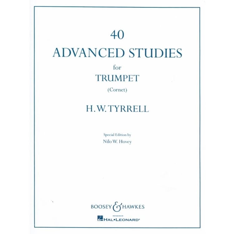 40 Advanced Studies for Trumpet - H.W. Tyrrell - Boosey & Hawkes 48001028