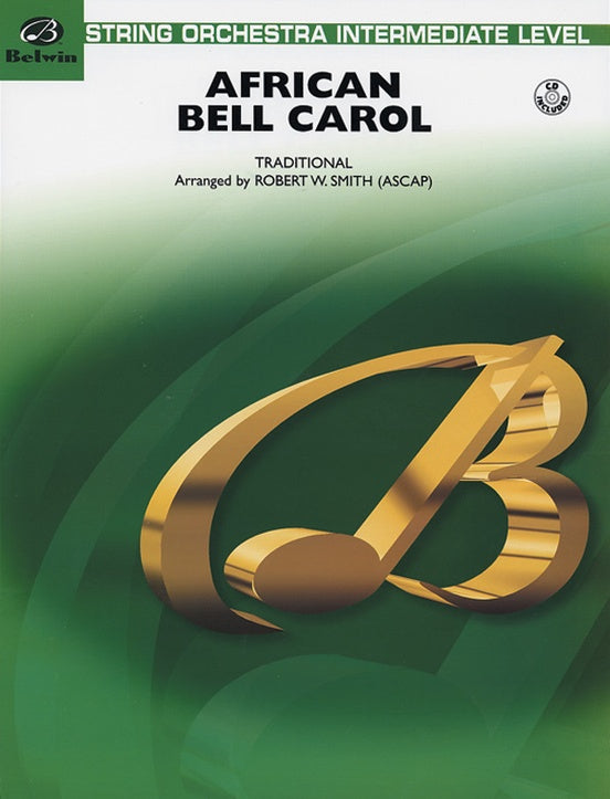 African Bell Carol (for String Orchestra and Percussion) – String Orchestra Conductor Score & Parts (Digital Download)