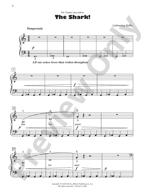 The Shark - Piano (Digital Download)