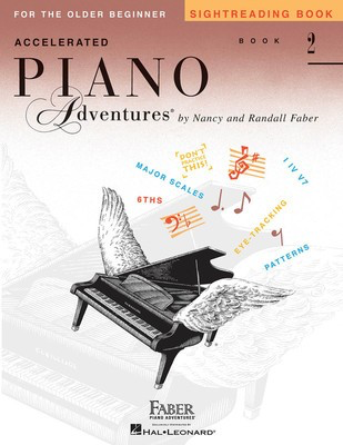 Accelerated Piano Adventures Sightreading Book 2 - Piano by Faber/Faber Hal Leonard 123497