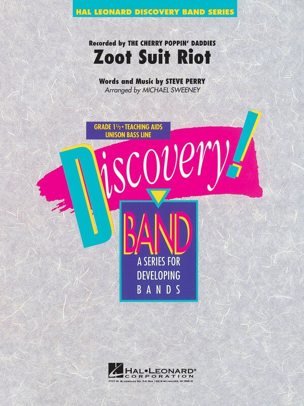 Zoot Suit Riot - Steve Perry - Michael Sweeney Hal Leonard Score/Parts 8724486