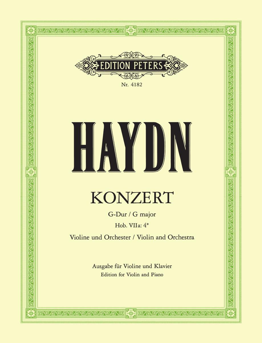 Haydn - Concerto #2 in Gmaj - Violin/Piano Accompaniment - Peters EP4182