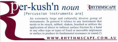 Percussion Definition Sticker - KJOS