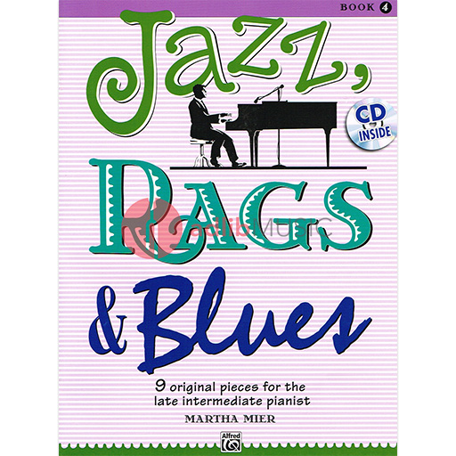Jazz Rags & Blues Book 4 Bk/CD