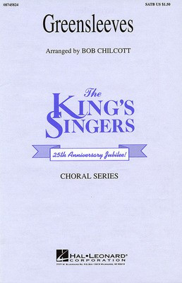 Greensleeves - SATB Bob Chilcott Hal Leonard Choral Score Octavo