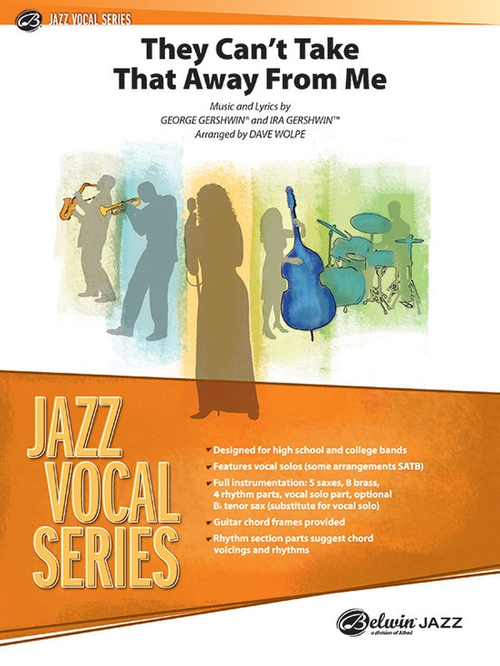 They Can't Take That Away from Me – Jazz Ensemble Conductor Score & Parts (Digital Download)