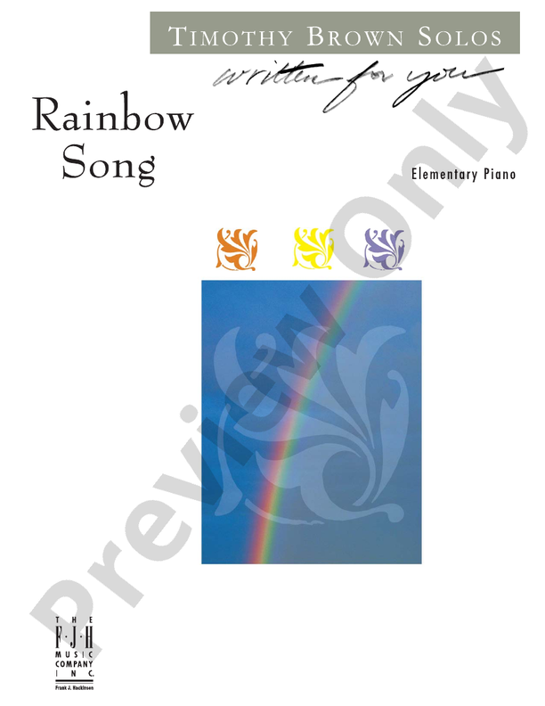 Rainbow Song - Piano (Digital Download)