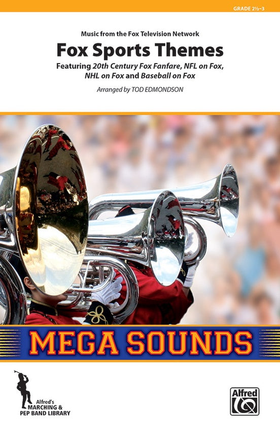 Fox Sports Themes – Marching Band Conductor Score & Parts (Digital Download)