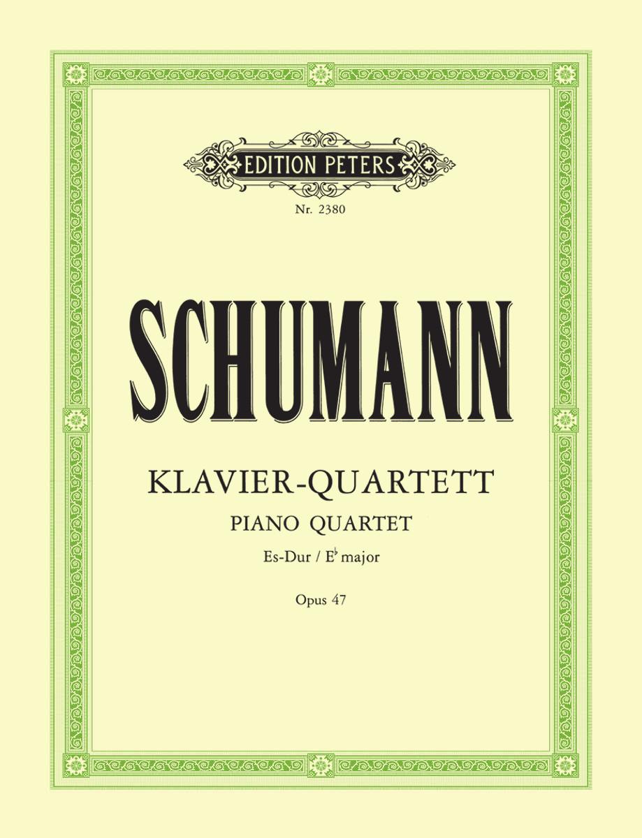 Schumann - Quartet Op47 Eb - Piano Quartet Score/Parts - Peters EP2380
