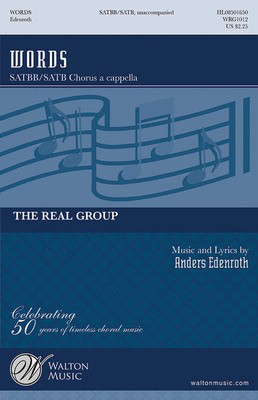 Words - Anders Edenroth - SATB Double Choir|SATBB Walton Music Octavo